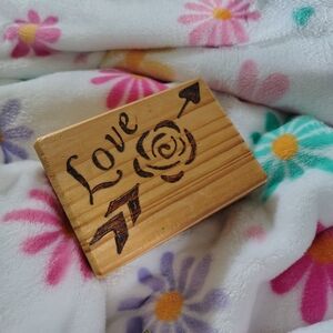 Wooden Love Engraved Box
